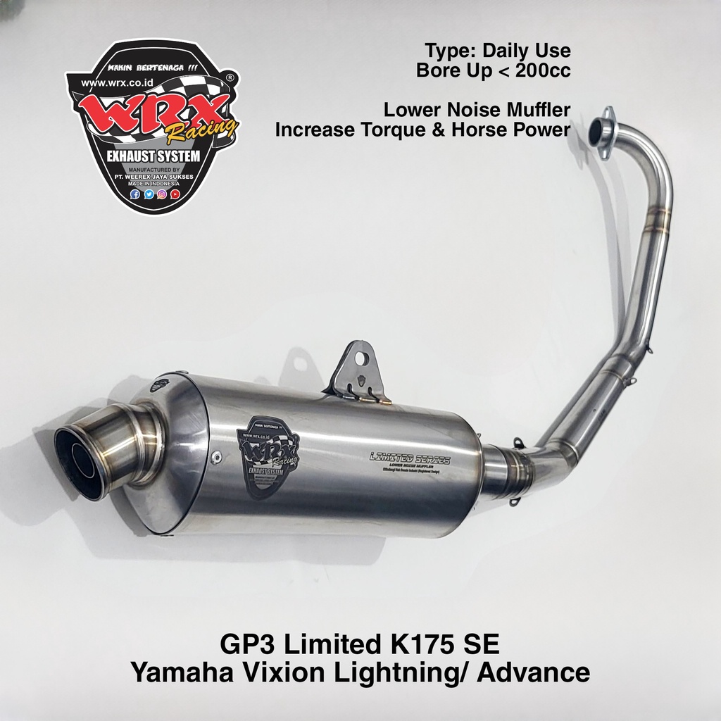 Knalpot WRX GP3 Limited K175 SE NVL