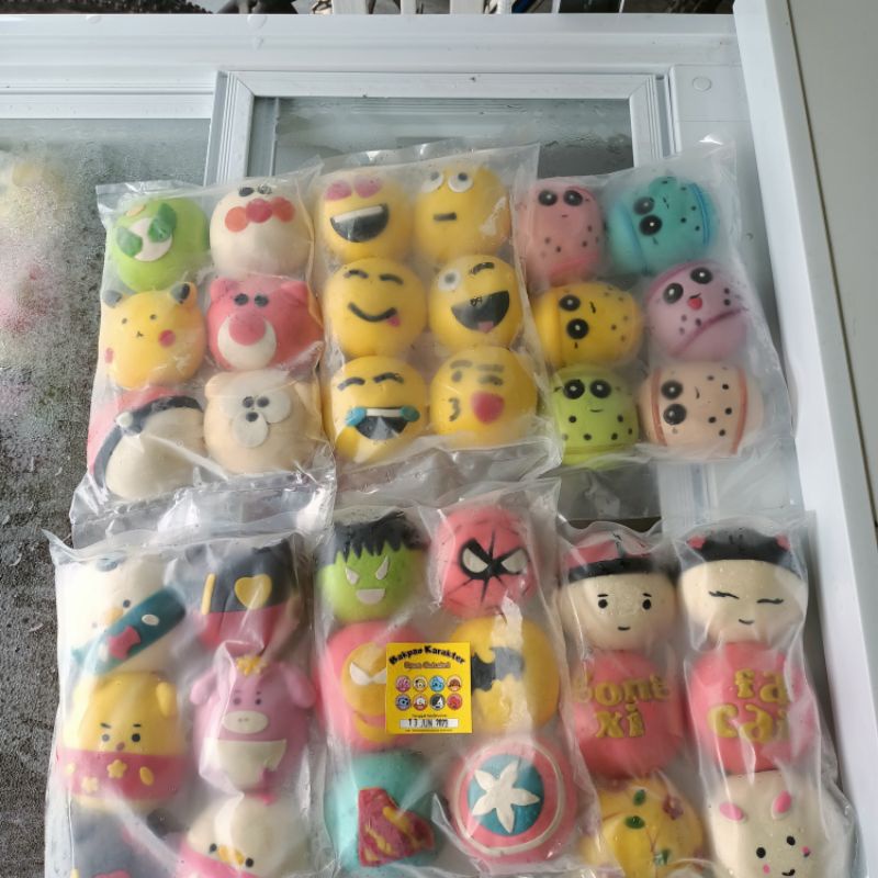 

BAKPAO COKLAT KARAKTER LUCU ISI 6 PCS / BAKPAO LUCU / BAKPAO COKLAT / BAKPAO GAMBAR