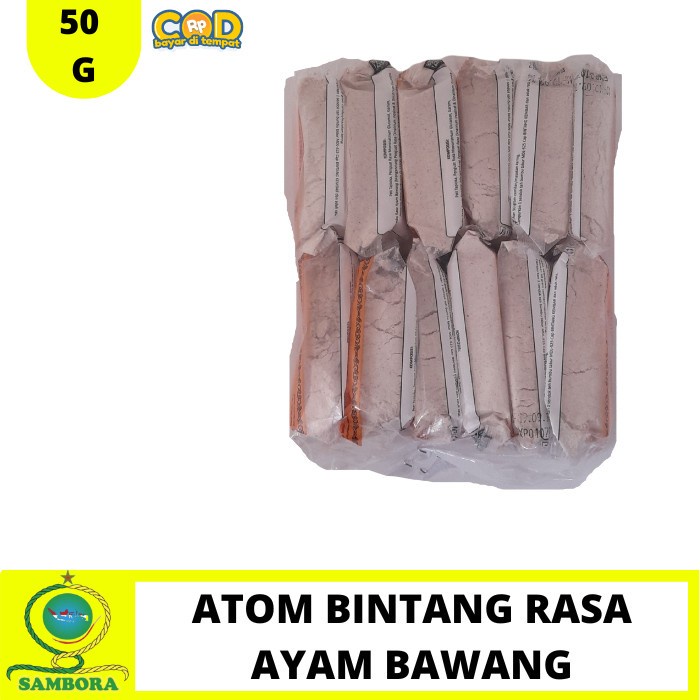 

Bumbu Tabur Atom Bintang Penyedap Rasa Ayam Bawang 50 g x 12 pcs Murah I Bumbu Masak Instan Atoom Bintang 1 Lusin 50g Bubuk Asin Gurih Bumbu Dapur I Sambora Jaya