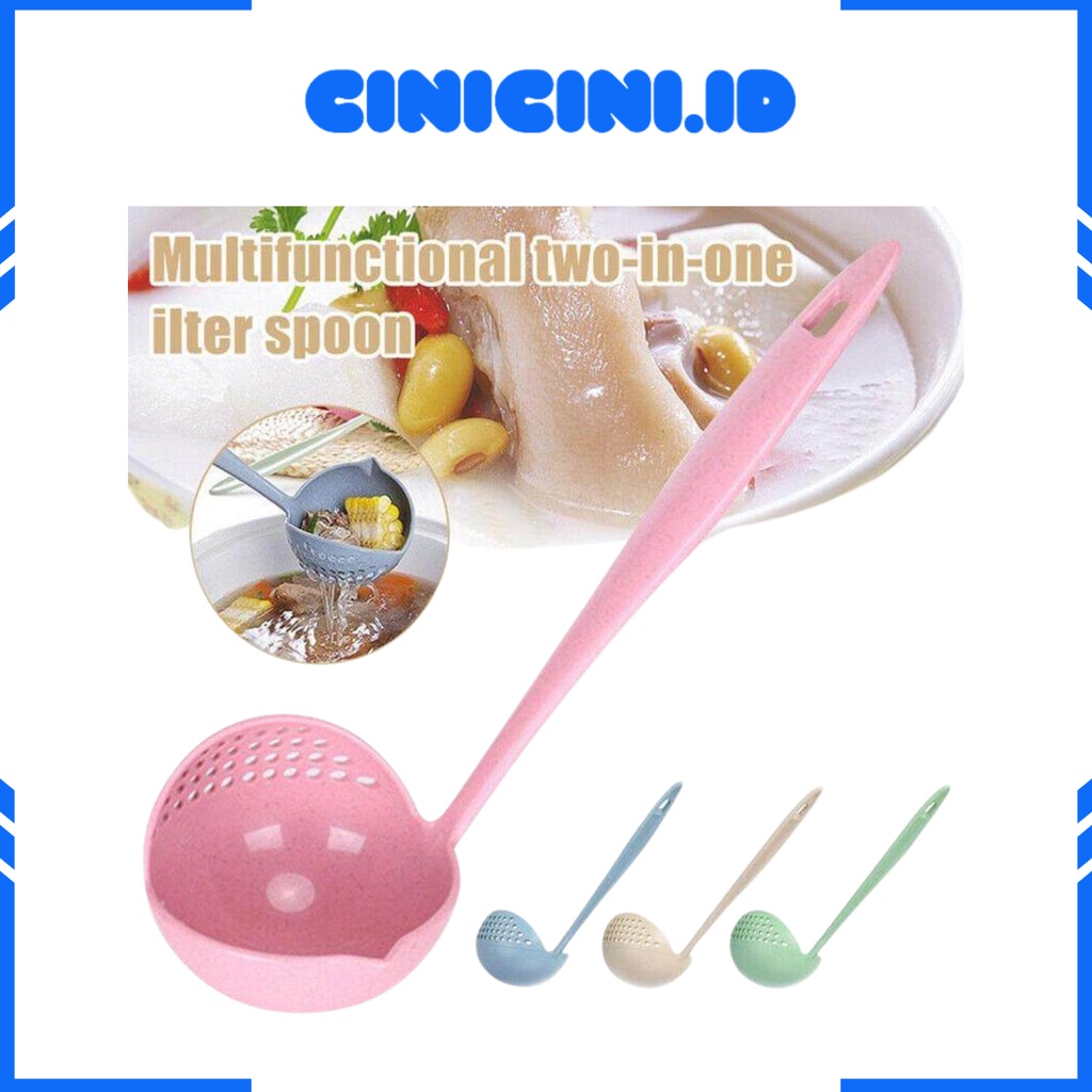 [ Cinicini ] Centong Sayur Centong Kuah Sup saringan 2 in 1