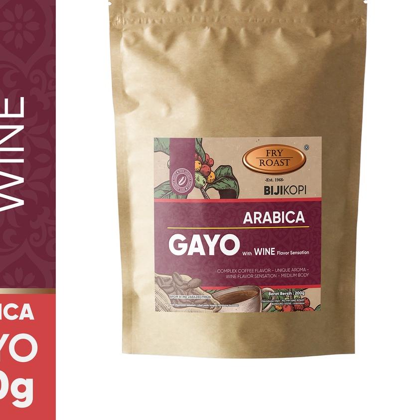 

COD | KG4|KOPI ARABICA GAYO NATURAL WINE PROCESS 200 GR BIJI/BUBUK