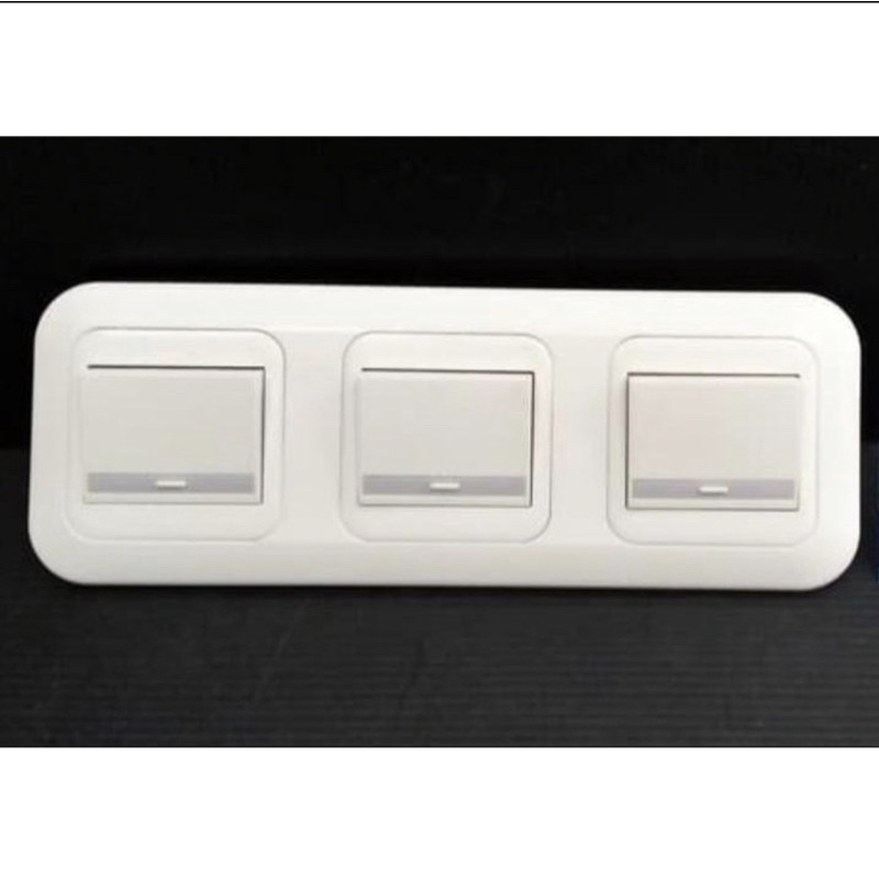 Panasonic Saklar Single 3 Gang Inbow 5541 Saklar Engkel 3 Gang