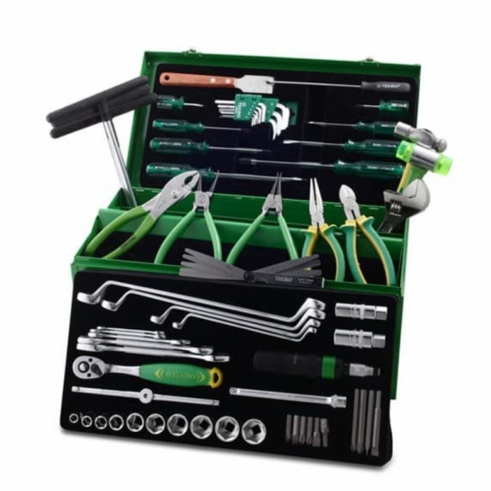 TEKIRO TOOL KIT MEKANIK BENGKEL 59PCS- TOOL SET MECHANIC TOOLS 59 PCS