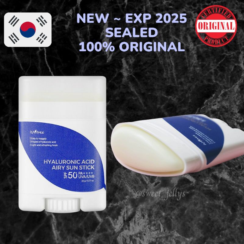 Isntree Hyaluronic Acid Airy Sun Stick SPF50+ PA++++ Sunscreen