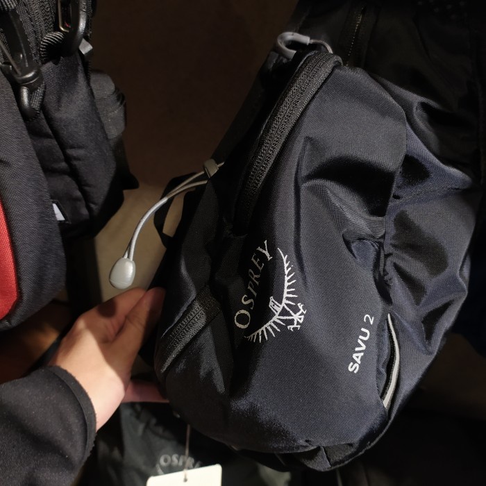 WAJIB cek dl OSPREY SAVU 2 S21 LUMBAR BAG tas pinggang waistbag waist - Hitam GARANSI SEUMURHIDUP