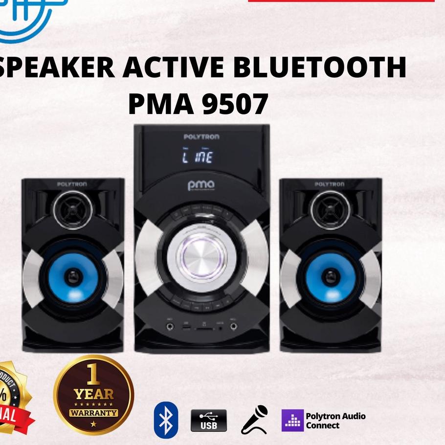 ANA578 POLYTRON Speaker Bluetooth PMA 9507 / PMA9507 -  RADIO + KAROKE |||