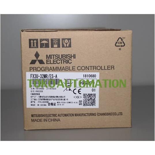 Mitsubishi PLC FX3U-32MR-ES FX3U-32MR-ES/A FX3U-32MR/ES-A FX3U 32MR ES tokoaut000 Berkualitas