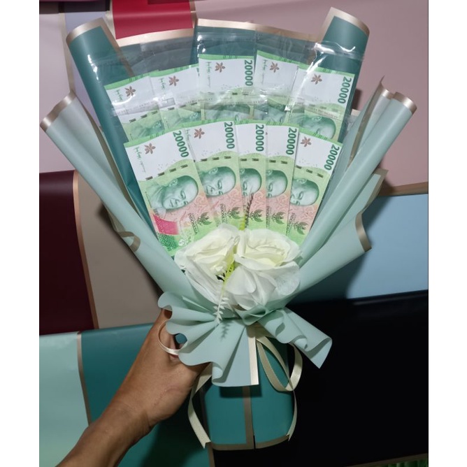 kerangka bouquet buket uang kosongan 10 slot - hadiah gift kado ulang tahun