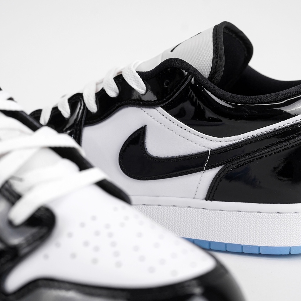 Air Jordan 1 Low SE Black White Concord GS
