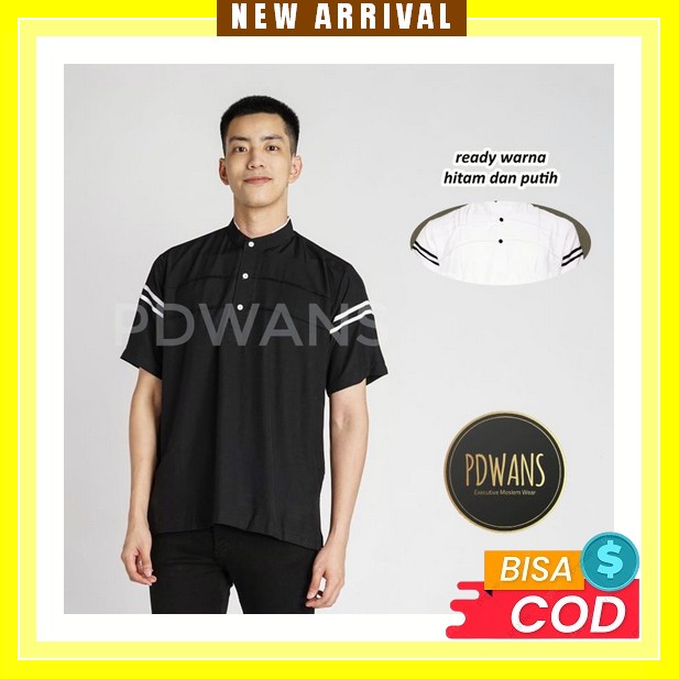 [Produk Ktsoi] Jrj- Baju Koko Katun Lengan Panjang Dewasa Size Standar & Big Size Eceran Grosir Oran