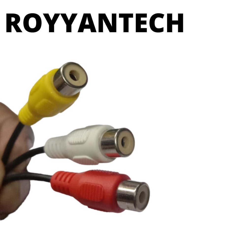 KABEL MINI STEREO TO 3 RCA FEMALE