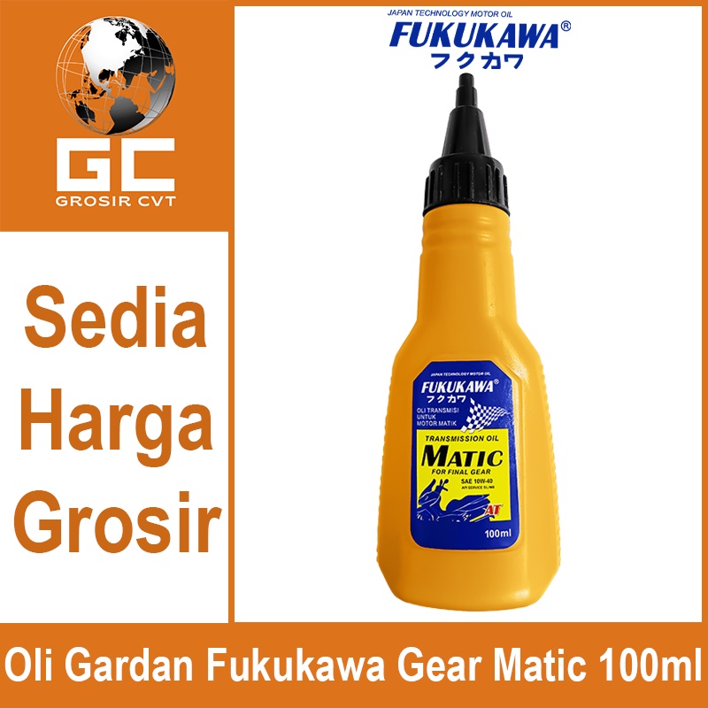 Oli Gardan Gear Matic SAE 10W-40 API Service SL/MB 100 ml Fukukawa