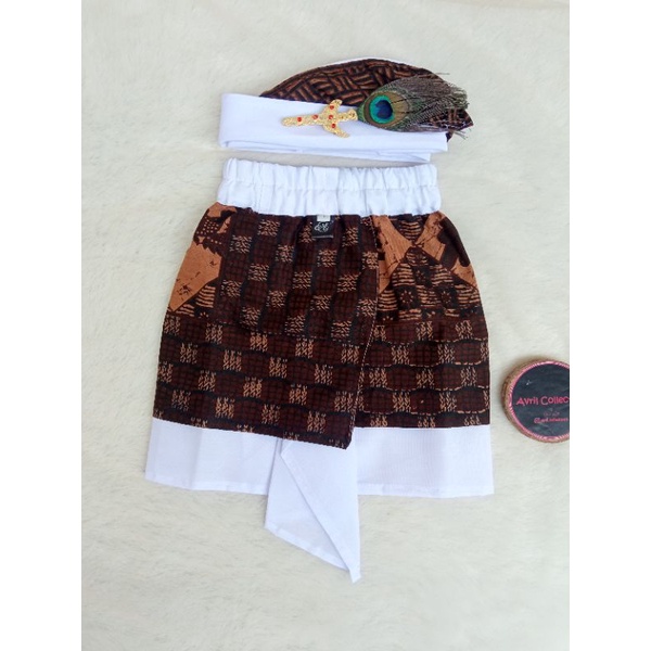 kamen udeng anak/Kamen obi anak/kamen batik anak