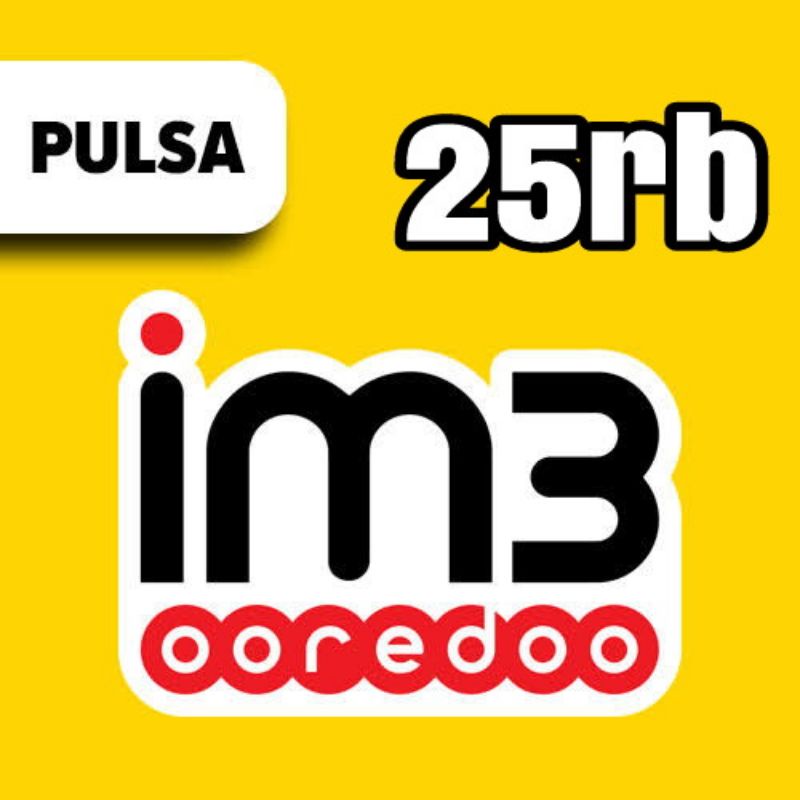Pulsa Reguler Indosat 25rb