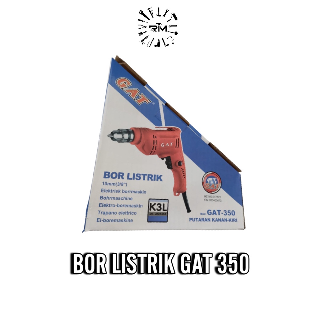 Mesin Bor Listrik GAT 350 10mm Berkualitas