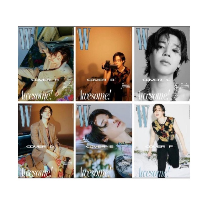 OFFICIAL W KOREA MAGAZINE BTS PARK JIMIN MAJALAH