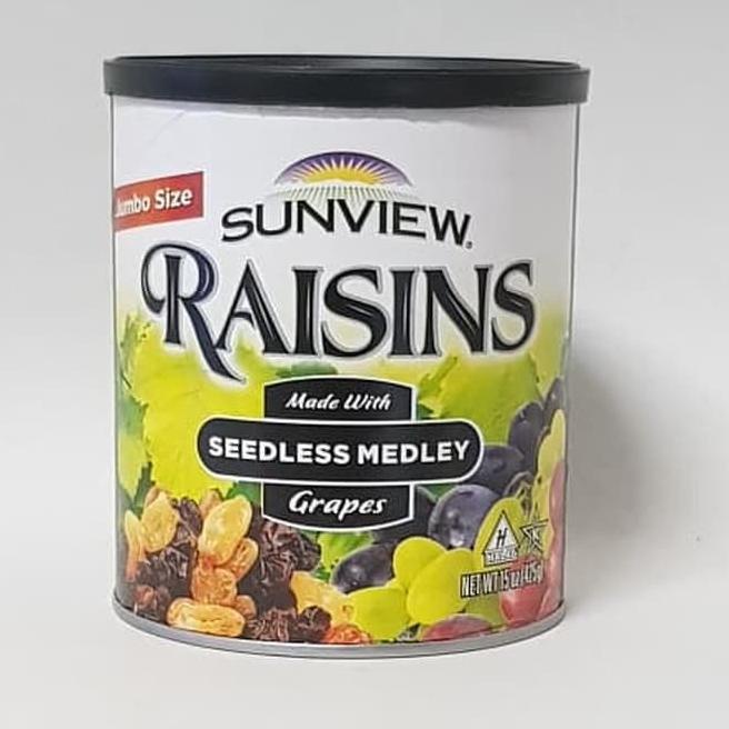

Kirim Sekarang ★★★ Raisins sunview seedless medley 425 Gram ☼