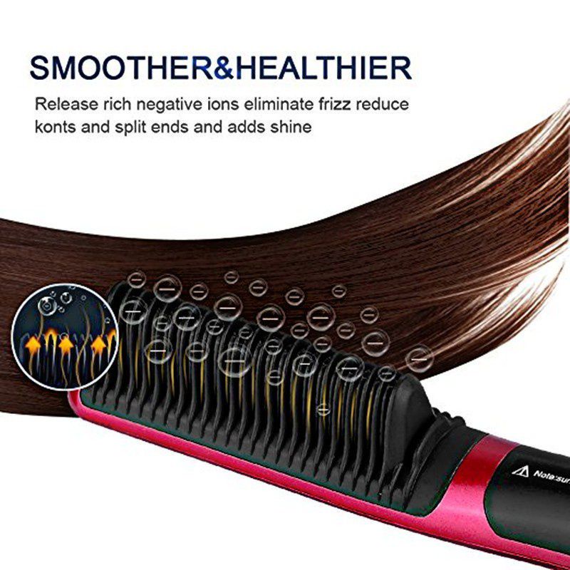 New Sisir Catokan Sisir Pelurus Rambut Elektrik INSTAN Catok Rambut 2 in 1 Staright Comb Curly Hair Styling