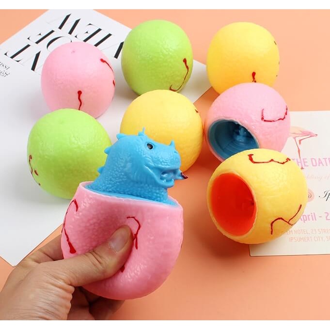 Mainan Anak Squishy Pop Up / Squishy Umpat / Squishy Telur / Mainan Anak Telur Hewan