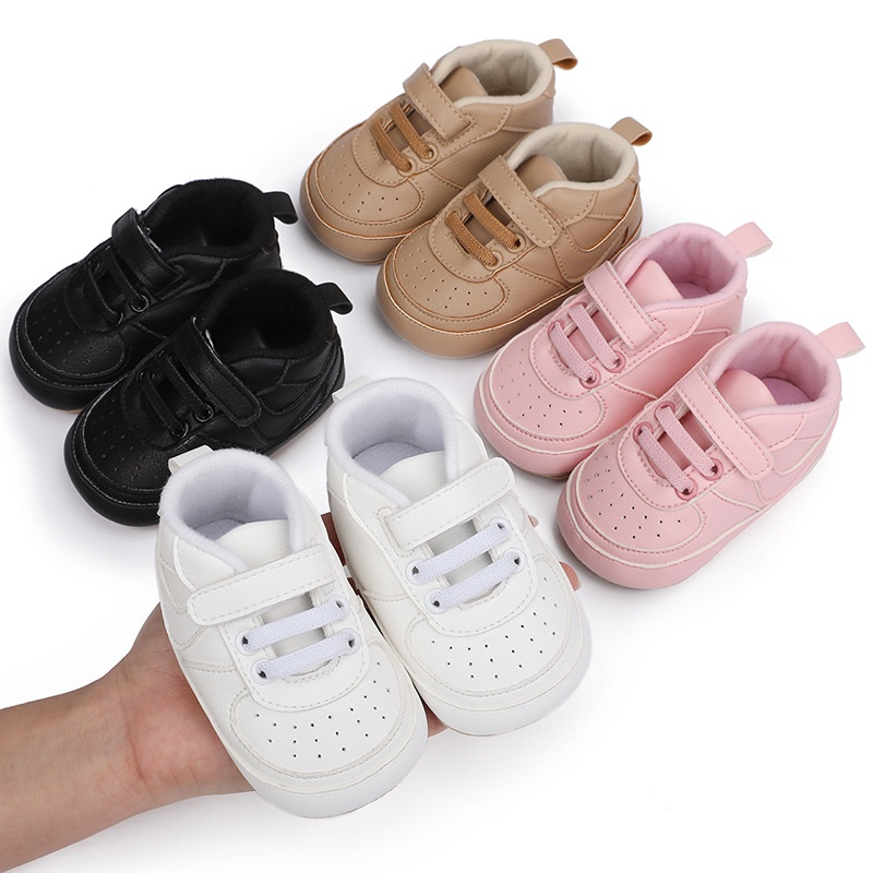 Sepatu Bayi Prewalker Laki Laki Perempuan Umur 0 - 12 Bulan Sepatu Sneakers Anak Bayi Laki Laki Perempuan Baby Prewaker Shoes Cowok Cewek Murah Umur 0 - 14 Bulan, umur 1 Tahun 0 - 6 Bulan AK 15