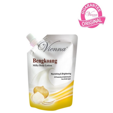 LOTION PEMUTIH BADAN VIENNA MILKY BODY LOTION 250GR SACHET ORIGINAL GOAT MILK