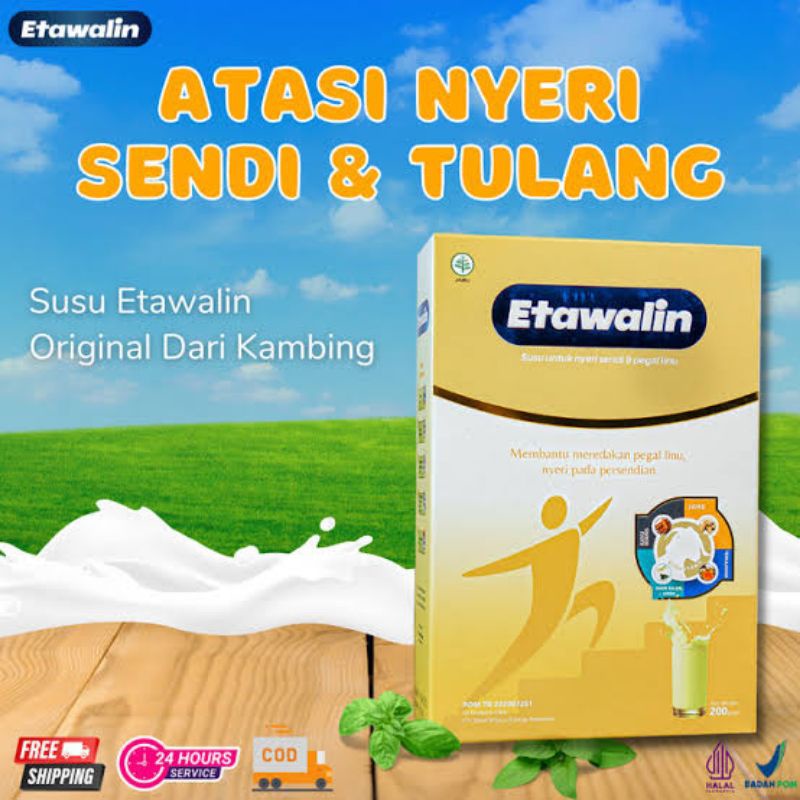 Etawalin Susu Kambing Etawa Atasi Radang Sendi Osteoporosis 200 gr