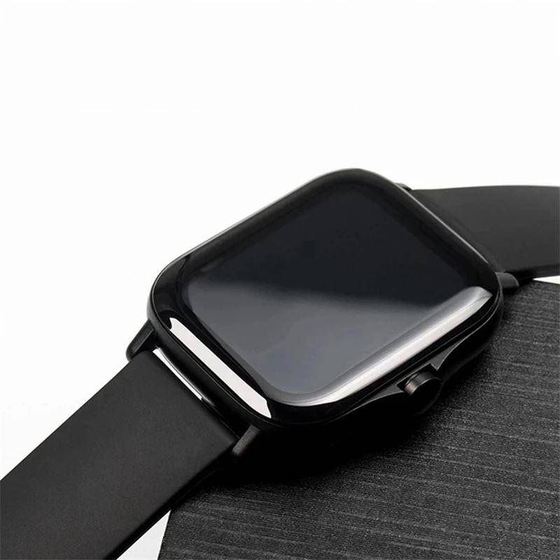 Soft Fibre Bukan Kaca Untuk Huami Amazfit Band5 6 7 Lite 1S Cover Film Pelindung Untuk Huami Amazfit Bip U Pro Pop Pro Full Screen Protector