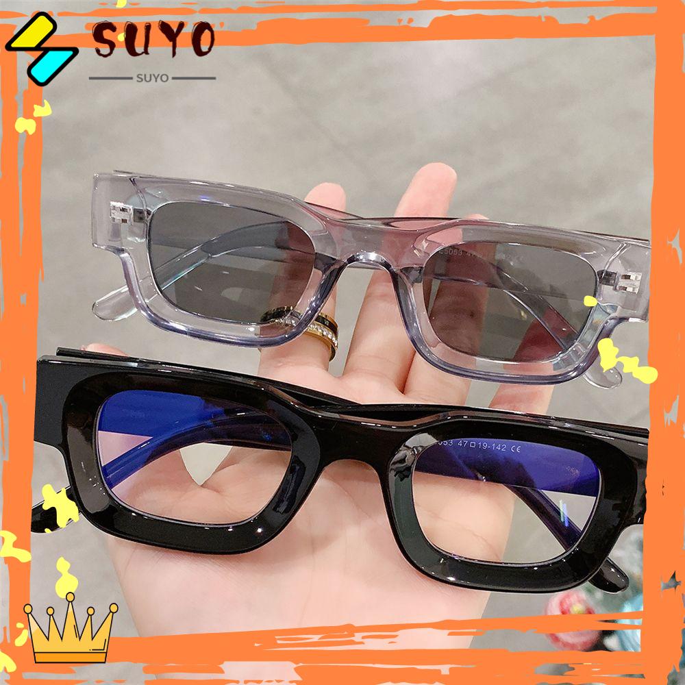 Suyo Kacamata Polarized Trending Punk UV400 Bingkai Persegi Pria Kacamata Matahari