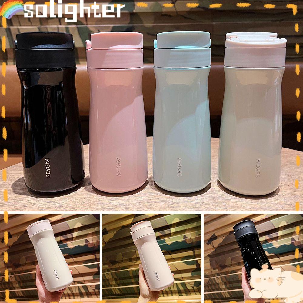 Solighter 500ml Vacuum Flask Insulated Outdoors Anti Bocor Thermal Cup