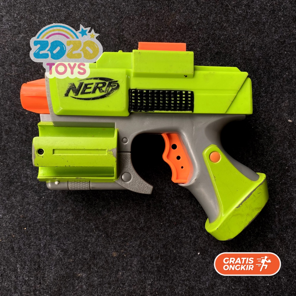 Nerf Crossfire Sidearm Mainan Tembakan Bekas Pistol Preloved