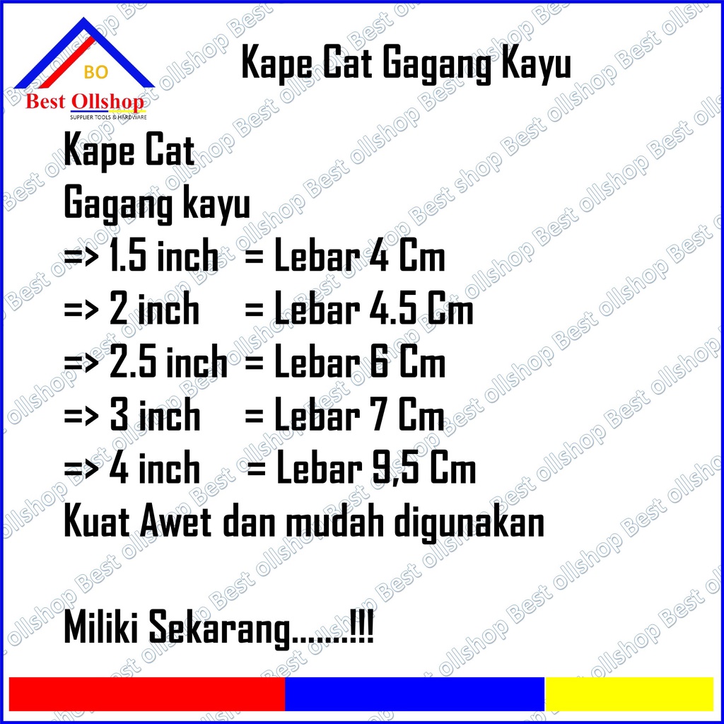 Kapi Cat Gagang Kayu / Kape Cat Spatula Gagang Kayu 1.5 - 2 - 2.5 - 3 Inch