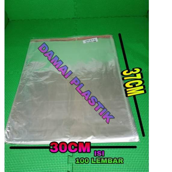 

RIW610 UKURAN: 30X37 CM Plastik OPP Kemasan Packing Baju Bening Plastik Baju Seal Lem 25x35 28x35 35x39 |||