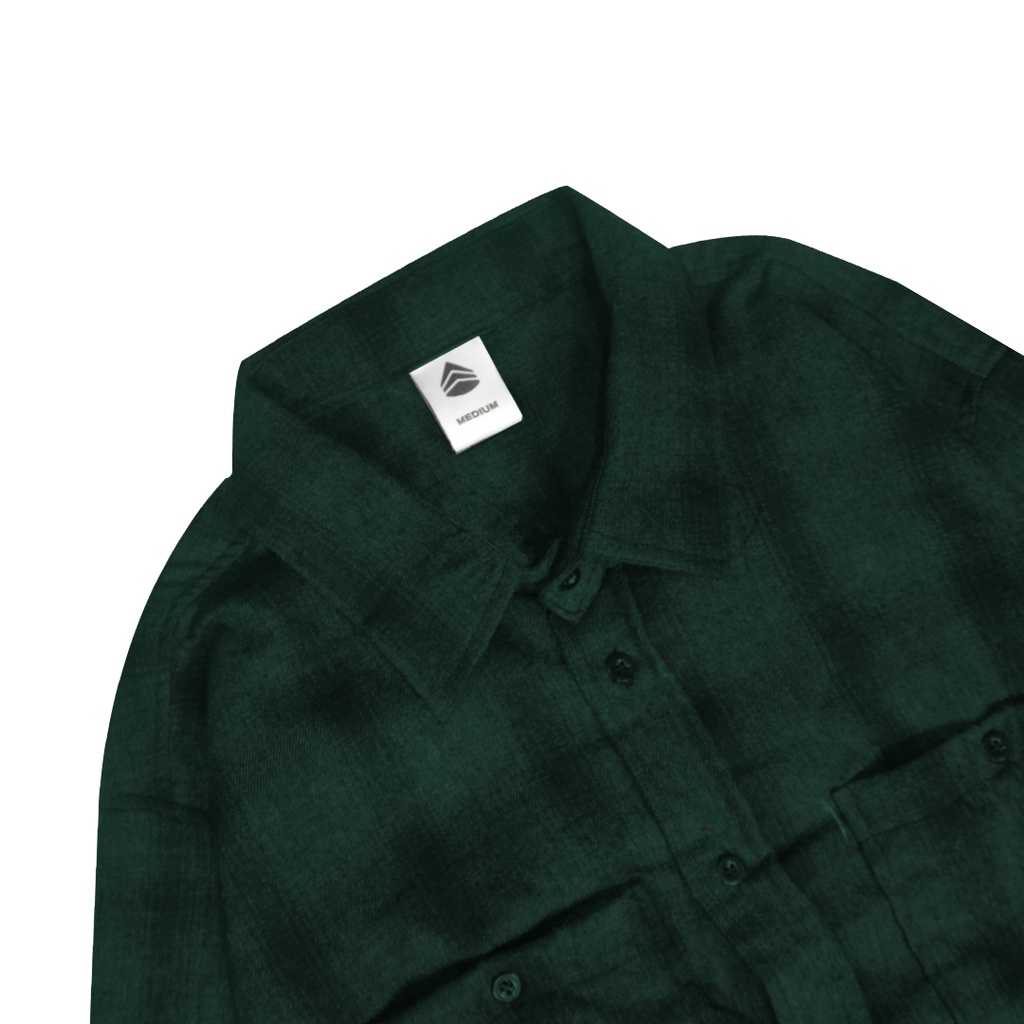 Predecessors Taf Kemeja Flannel Shirt Flatono #2 Green