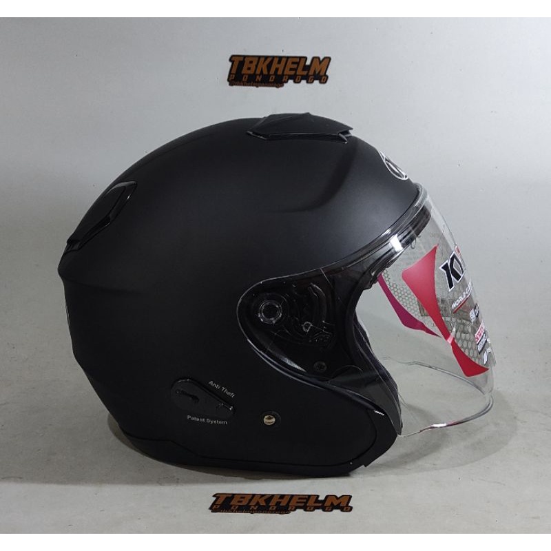 KYT Kyoto original hitam doff