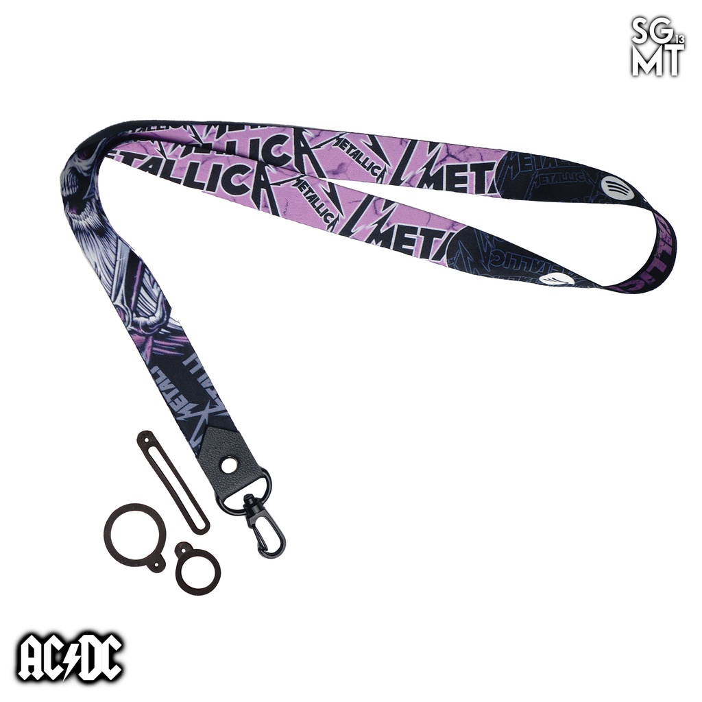 Lanyard METALLICA Sigmat13 Gantungan id card Printing Band Series 1