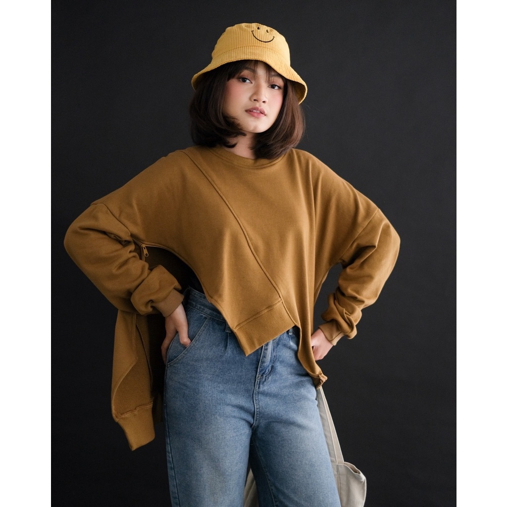 Myrubylicious NECTOR SWEATER| SWEATER | SWEATER WANITA | SWEATER BABYTERRY| SWEATER OVERSIZED