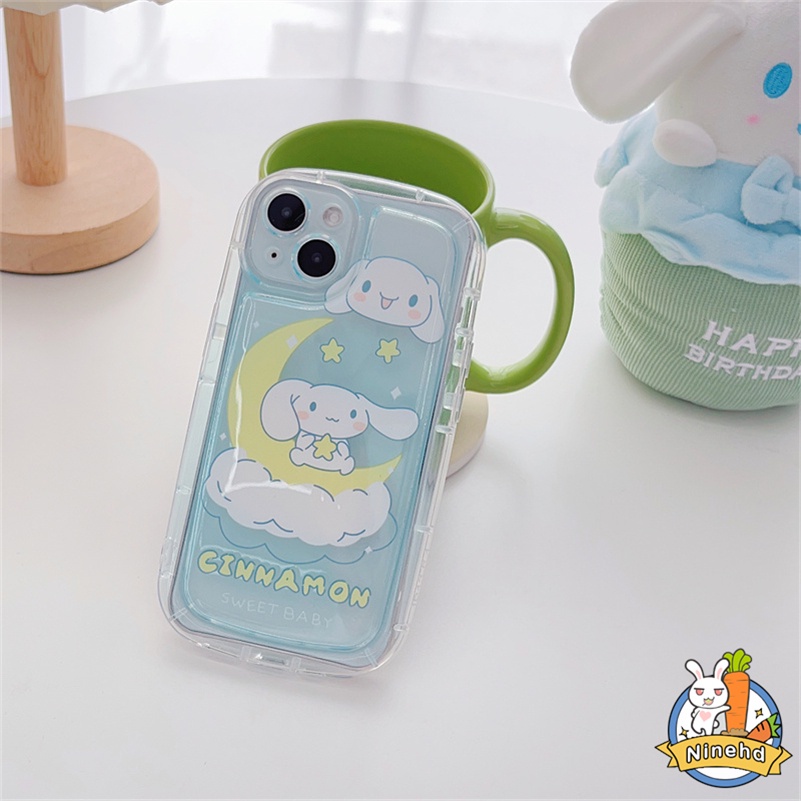 Soft Case Silikon Motif Kartun Kelinci Untuk iPhone 14 13 12 11 Pro Max X Xr Xs Max 8 7 6 6s Plus SE 2020