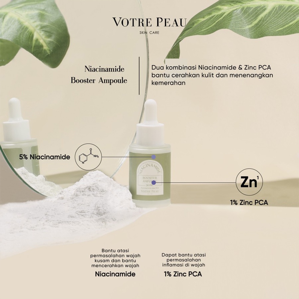 Votre Peau Niacinamide Booster Ampoule 30ml Serum Wajah