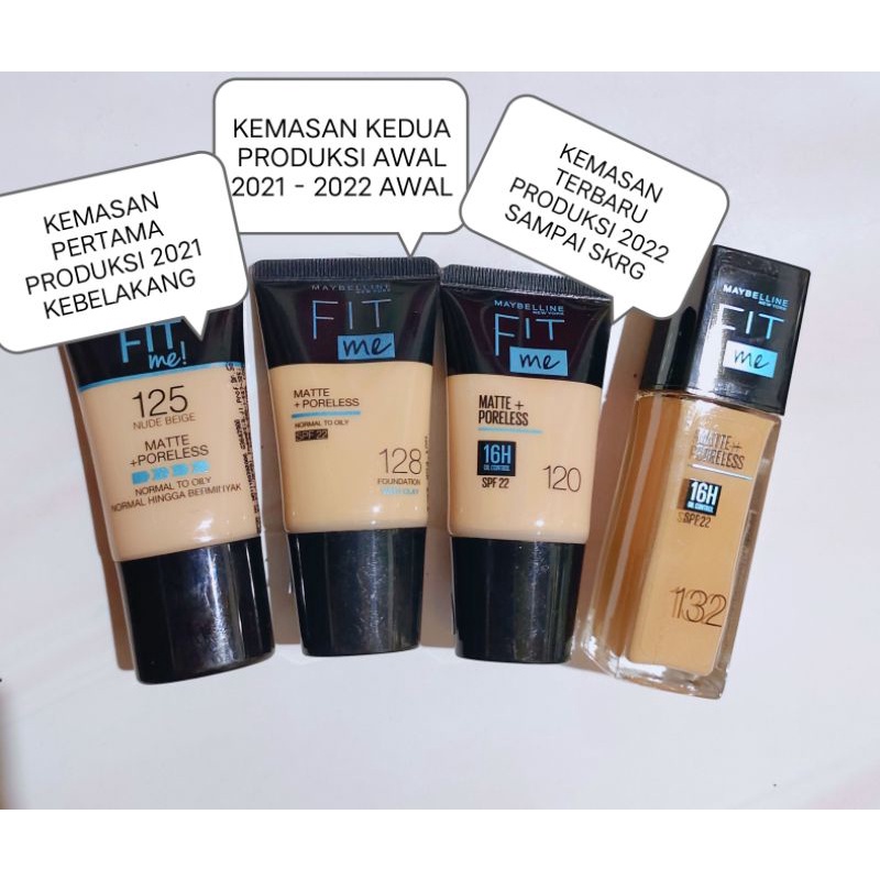 Maybelline Fit Me + Matte Porelles Foundation/Maybelline Foundation