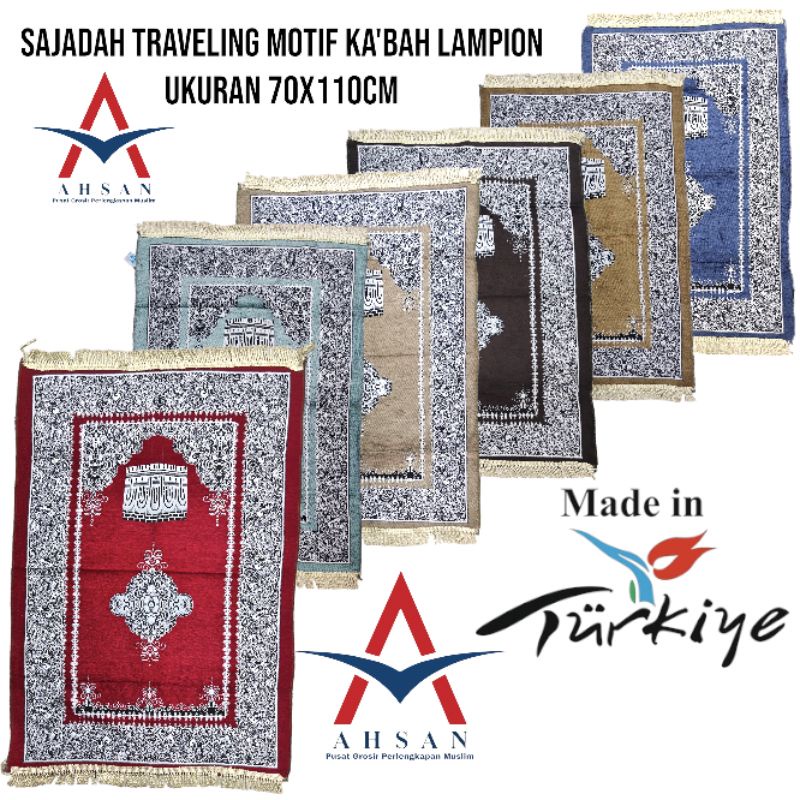 COD Sajadah Turki Travel Traveling Turkey Motif Ka'bah Lampion