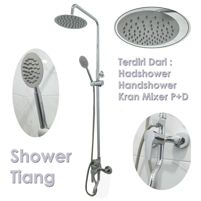 (SerbaSerbi)Set Perlengkapan Handshower 5 Fungsi - Shower mandi Set bathroom