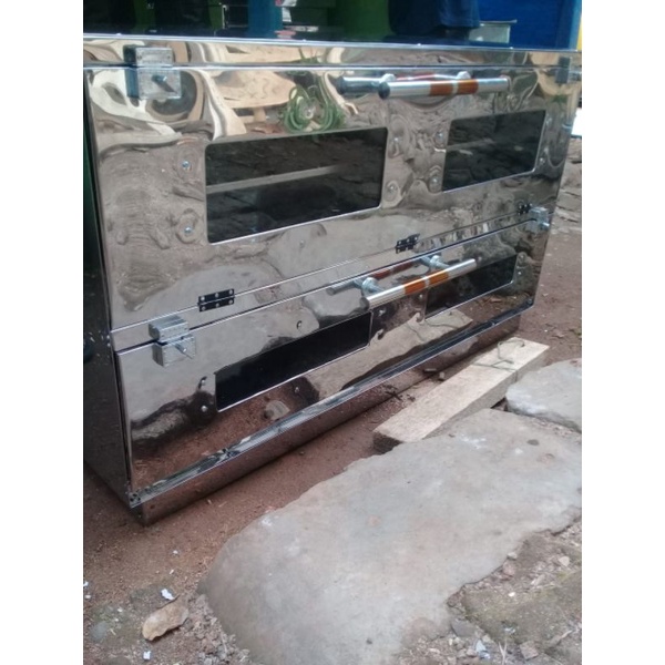 oven gas 150x55 stainless