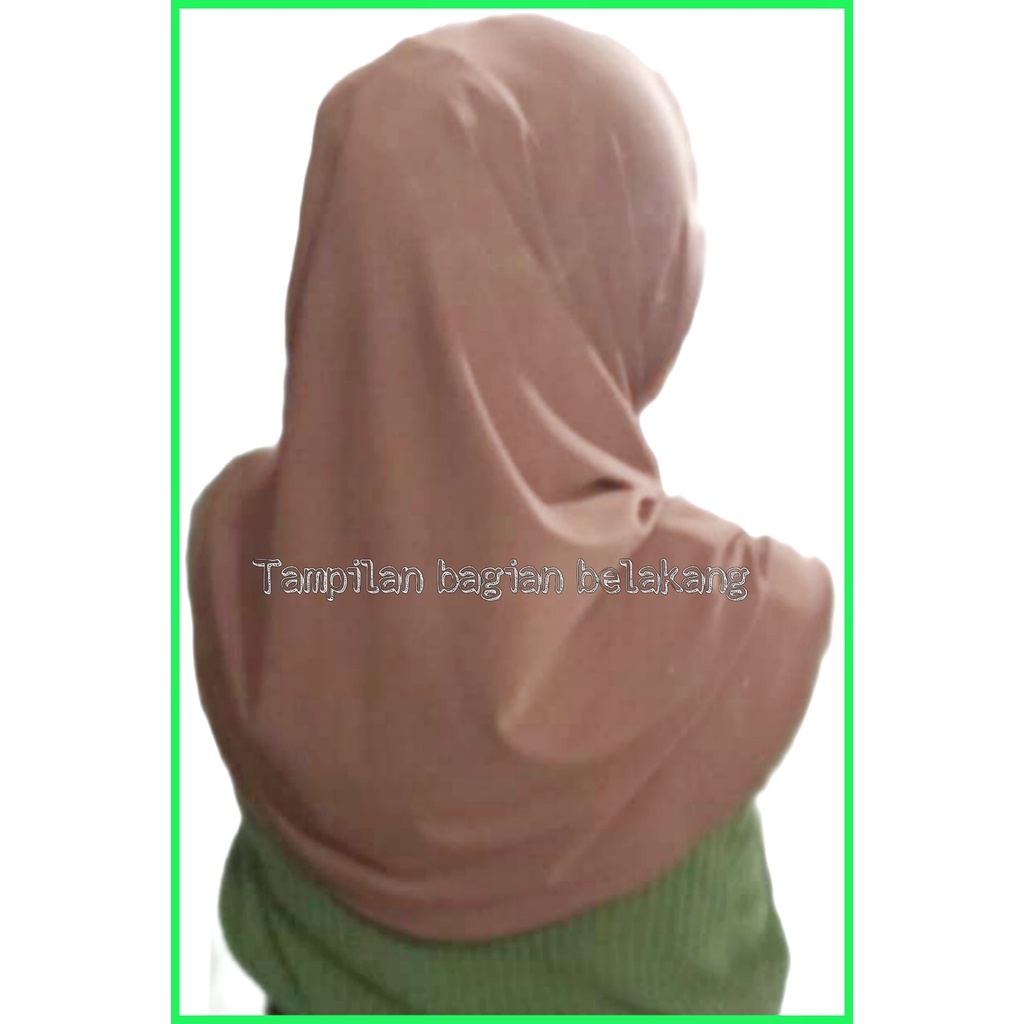 Bergo Jersey Sport Pet Jilbab Syari Instan Original by CIleunyi Collection