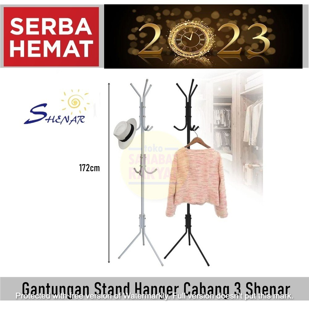 Hanger Stand Gantungan Baju 9 Cabang