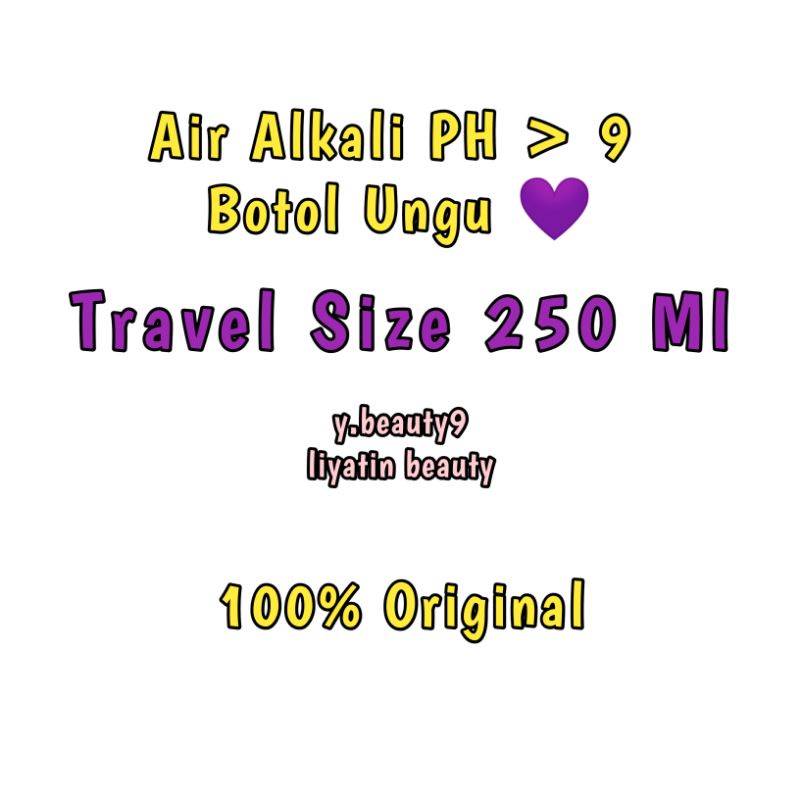 

Air Alkali PH 9 Travel Size 250 ml