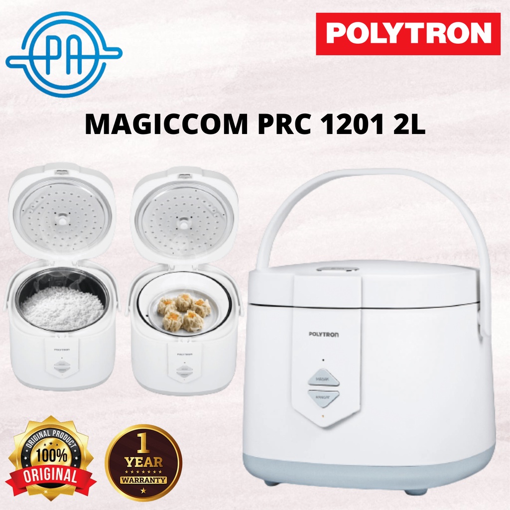 MAGICCOM RICE COOKER POLYTRON PRC 1201 / PRC1201 2LITER