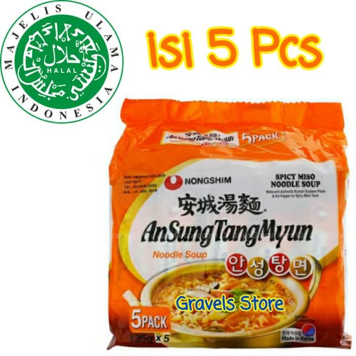 

1 Pack Isi 5 - Nongshim Ansungtangmyun - Sup Miso Pedas - Spicy Ramyun 047