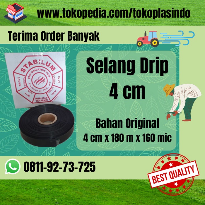 Irig Selang Drip Stabilum 4 Cm Bahan Full Original