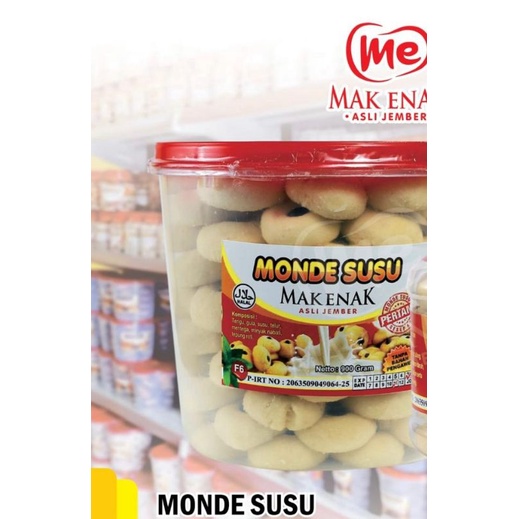 

MAK ENAK MONDE SUSU // BERAT 900GRAM