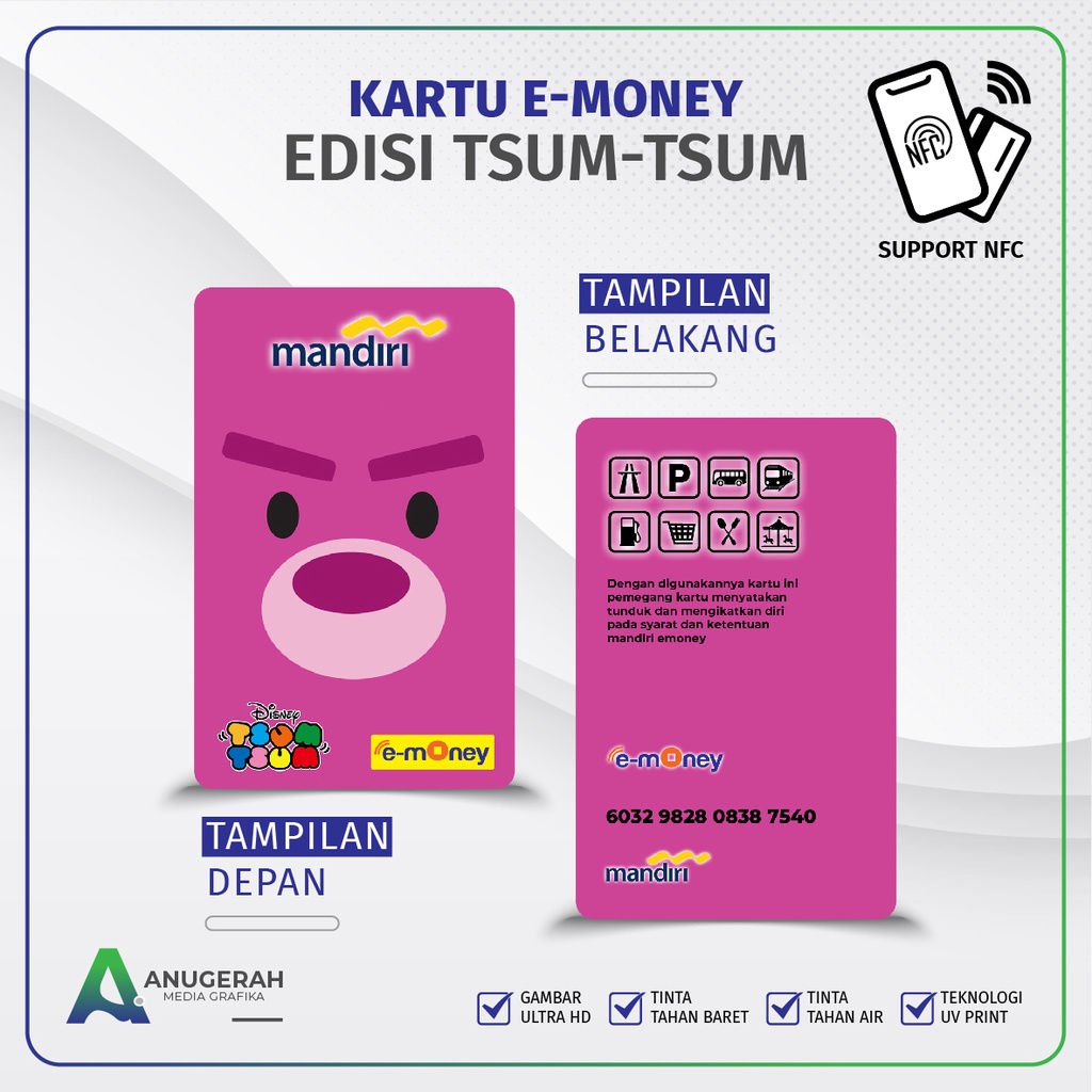 Kartu E-money Mandiri Edisi Tsum Tsum